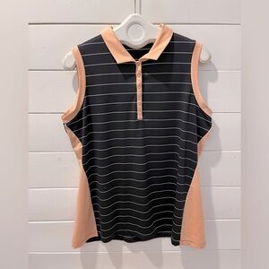 🚨-50%🚨 LOPEZ – Sleeveless Golf Polo Top – Size 1X
